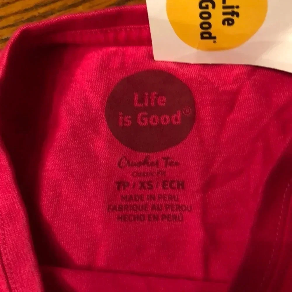 Life is Good Tee Shirt NWT - Picture 3 of 6